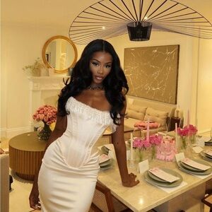 Ivory dress very beautiful